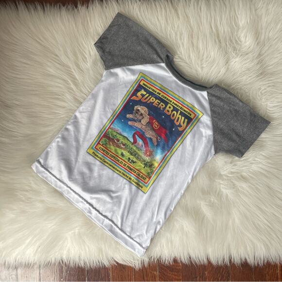 Kids Guatemala Tee “Super Boby” Puppy Firework - Picture 1 of 5